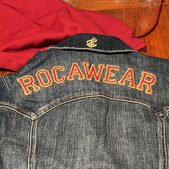 ROCAWEAR Vintage removable hooded denim jacket - Picture 10 of 13